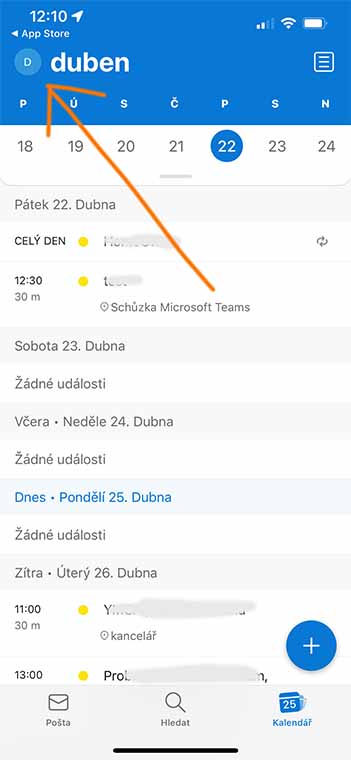 Microsoft Outlook - krok 3